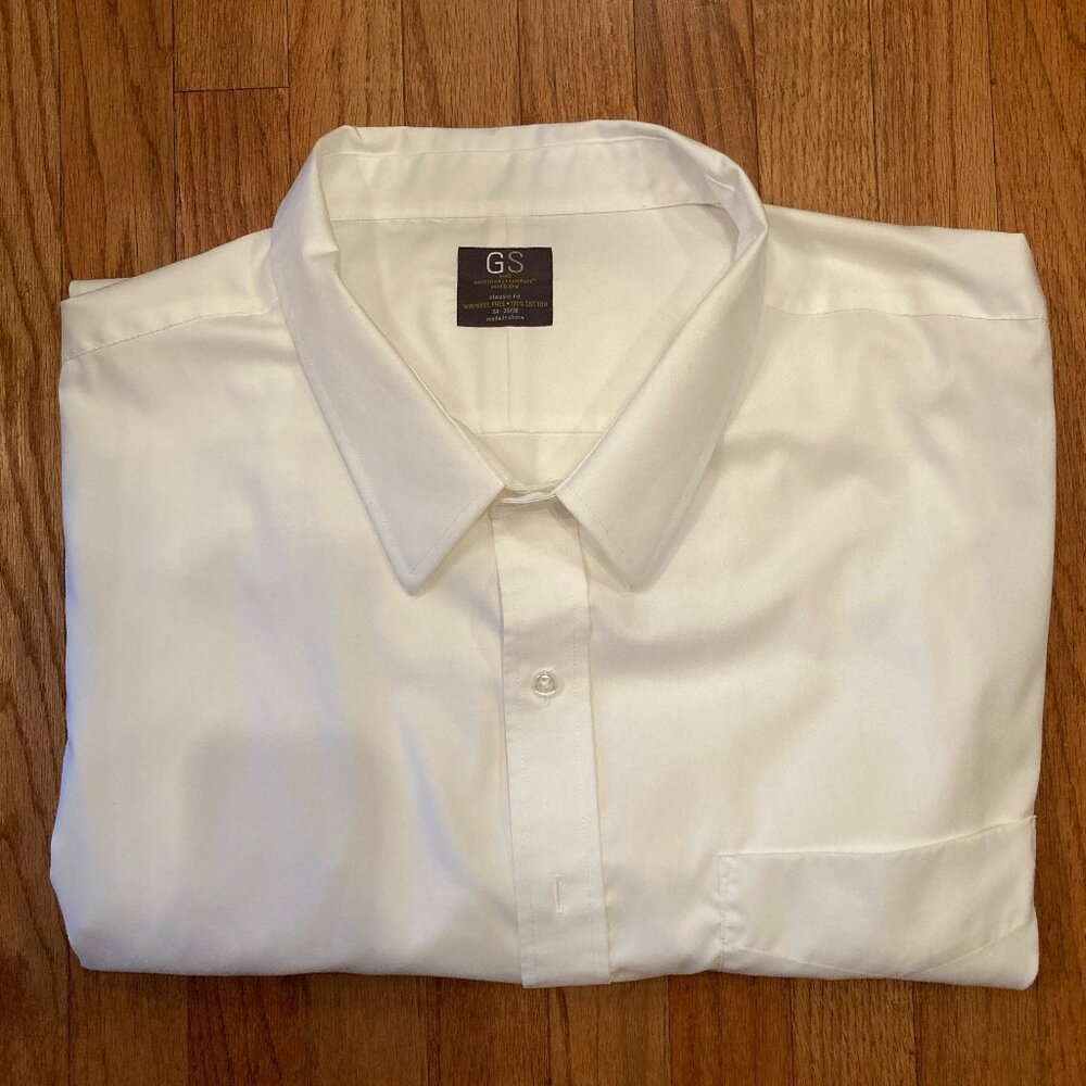 Big Mens Collared Dress Shirt